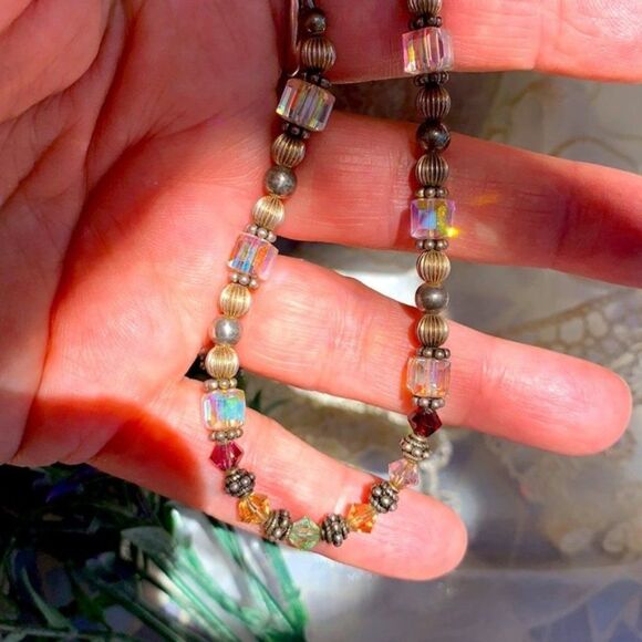 Sterling & AB Swarovski Crystal Bracelet - Picture 2 of 7